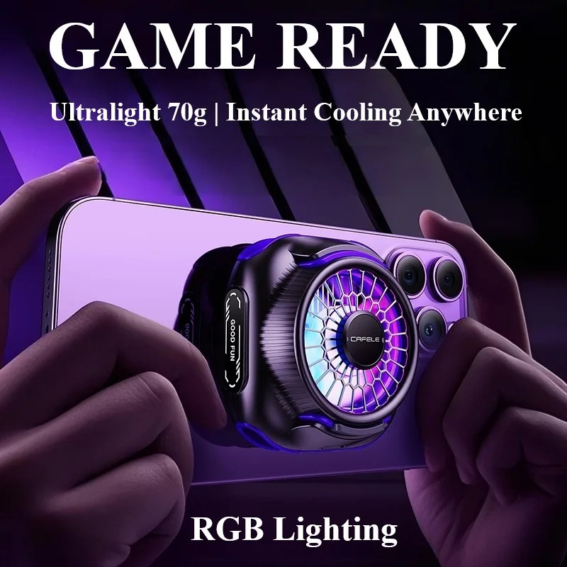 N26 مبرد الهاتف لأشباه الموصلات، مشبك مغناطيسي مزدوج الوضع، تبريد فائق، هادئ وخفيف الوزن، تبريد رياضي إلكتروني #2