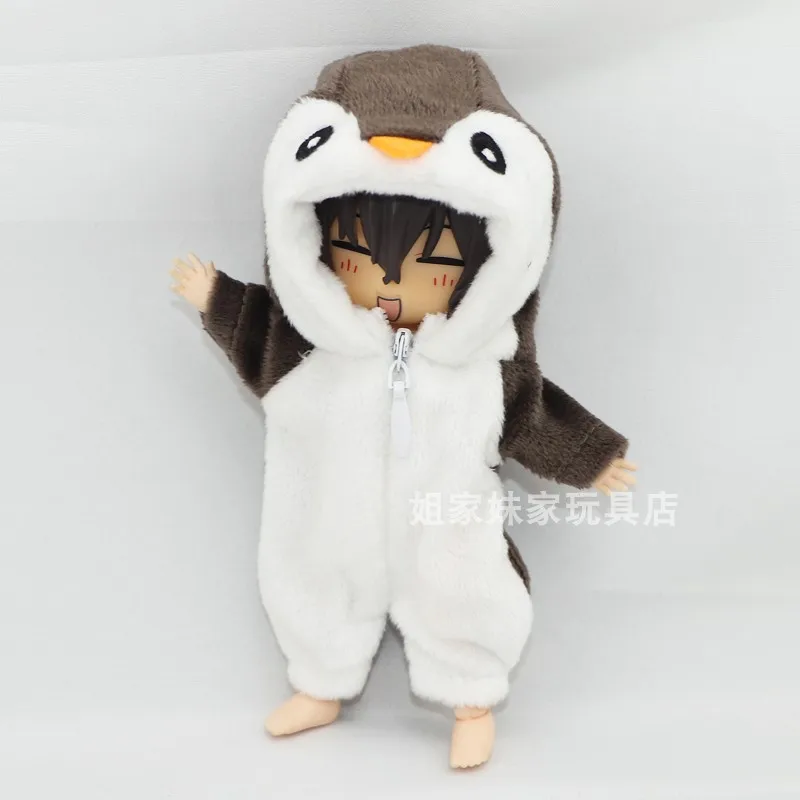 New OB11 Clothes Cute Stuffed Animal Onesie Angel Pajamas Homewear for Ob11,obitsu 11,molly, Gsc,YMY,1/12 BJD Doll Accessories