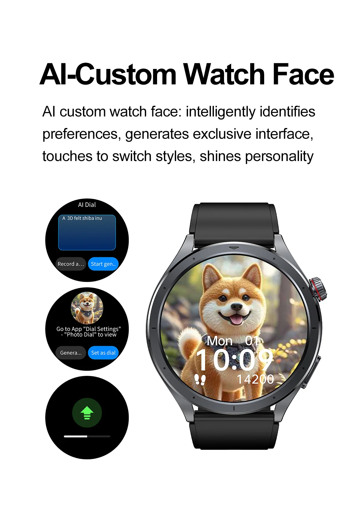 2026 Neue Körperfettanalyse Gesundheits-Smartwatch EKG+PPG Harnsäure Blutdruck Blutsauerstoff Uhr Anruf-Smartwatch für Männer Frauen – Detail 6