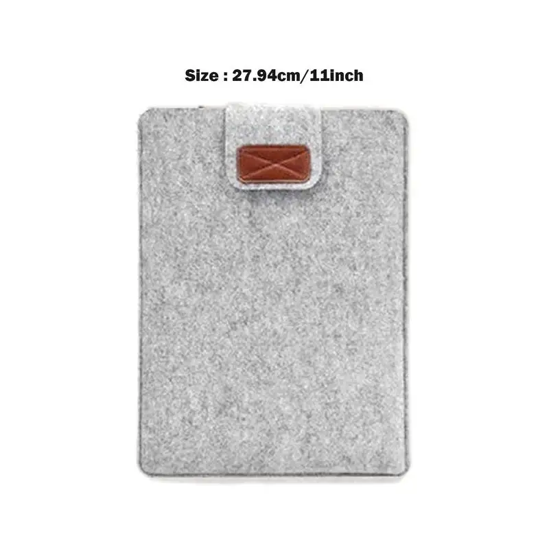For IPad Pro Laptop Sleeve Case Storage Bag Felt Laptop Bag Felt Computer Bag Envelope Design Laptop Sleeves For Daily Life
