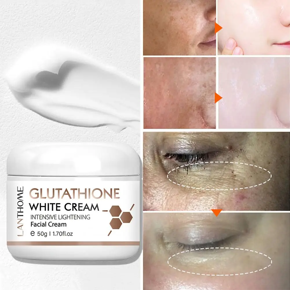 Glutathione Face Cream Mild Glutathione For Skin Whitening Face Lotion Tighten Skin Restore Elasticity Nourish Reduce Wrinkles