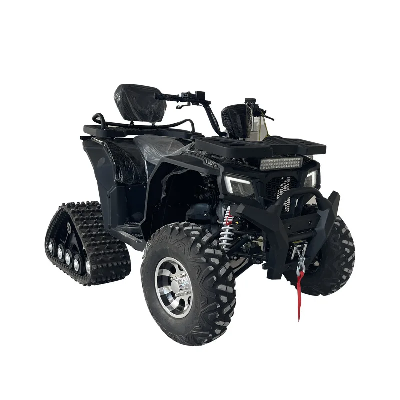 

Small snow blower, hand-pushed snow blower, snow cart property community road
