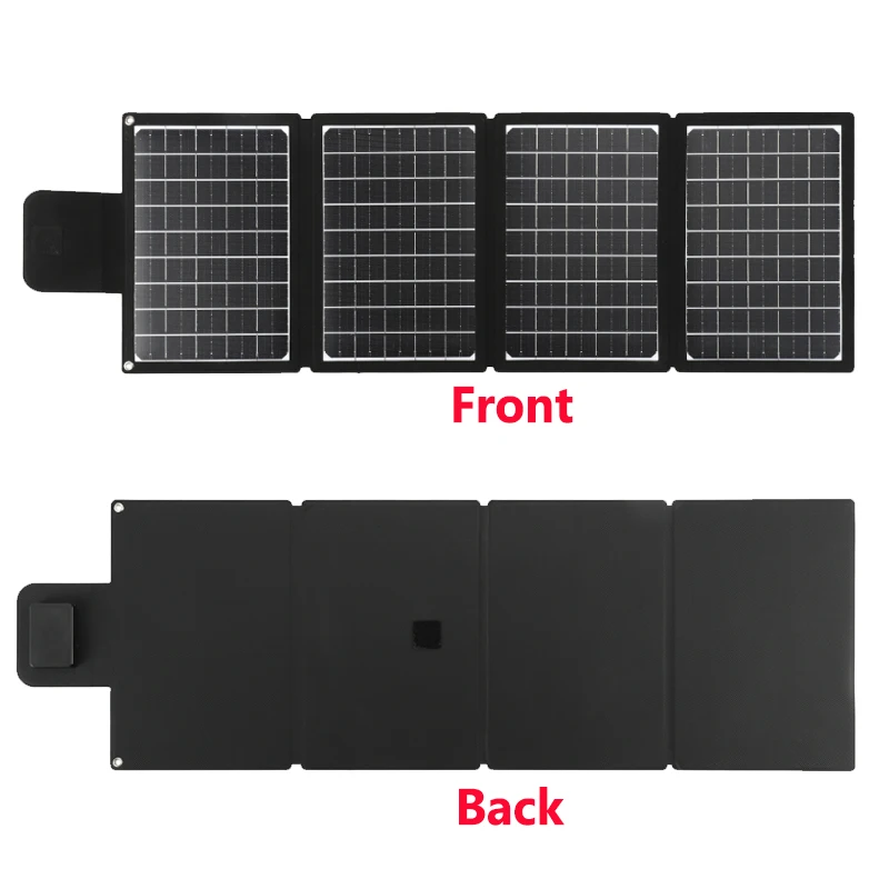 Outdoor Portable USB Foldable Solar Panel Folding Solar Cells Power Bank For Camping Mobile Phone Charging Tablets Cameras Fan