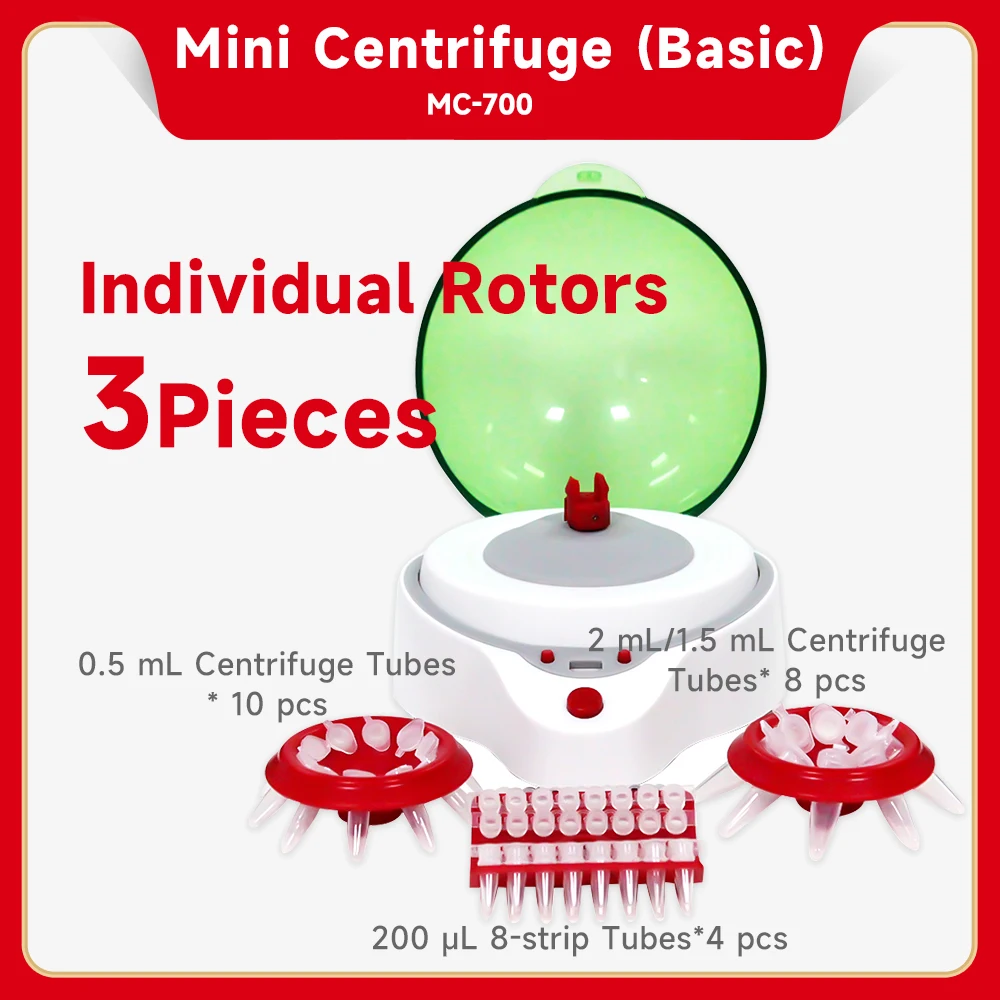 أدوات مختبر فعالة على سطح الطاولة جهاز طرد مركزي صغير محمول لأنابيب الطرد المركزي