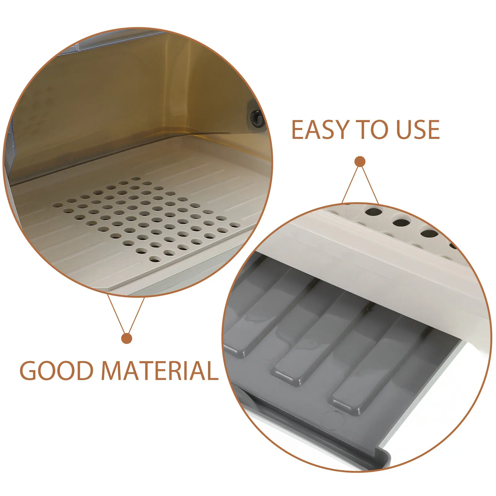 Baby Bottle Drying Rack Large Capacity Cover Portable Countertop Organizer Space Saving Water Bottle Dryer Cup Storage Rack
