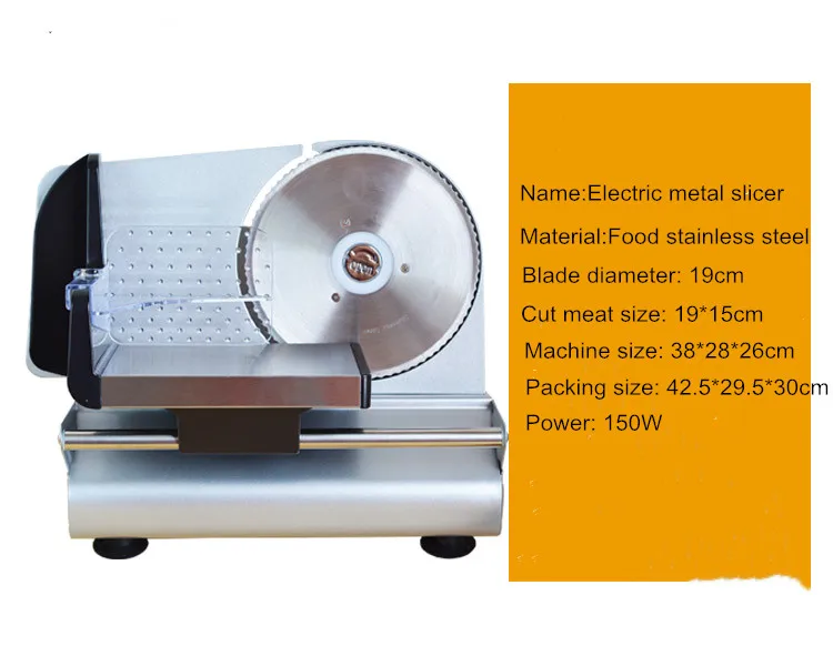 220V Elektrische Fleisch Slicer Hammel Rolle Rindfleisch Cutter Lamm Rollen Gemüse Schneiden Maschine Brot Scheiben Edelstahl Fleischwolf – Detail 28