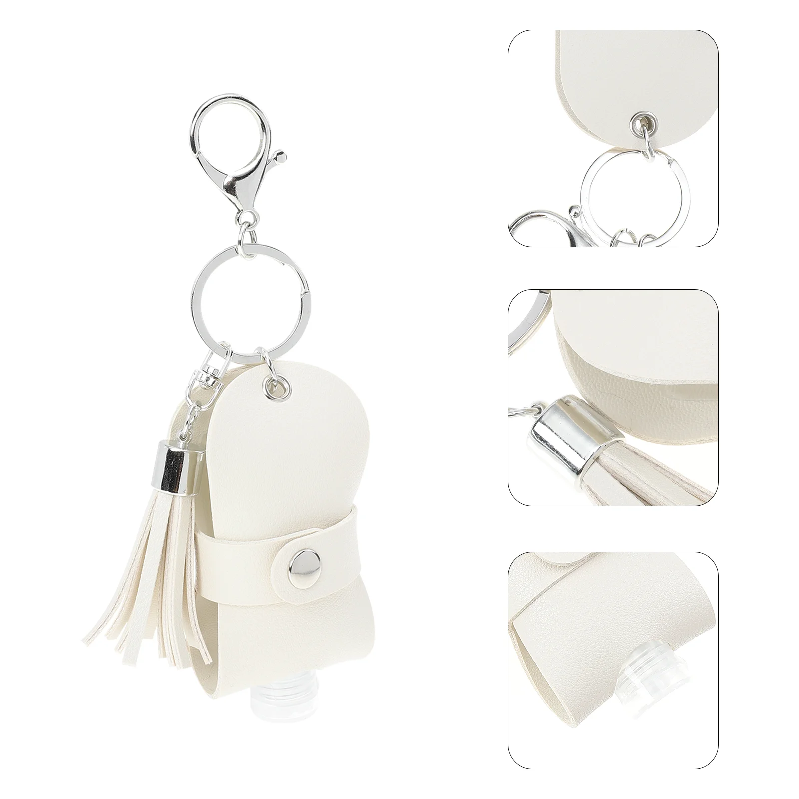 Perfume Bottle Set Mini Water Dispenser Hand Travel Liquid Containers Keychain Cover