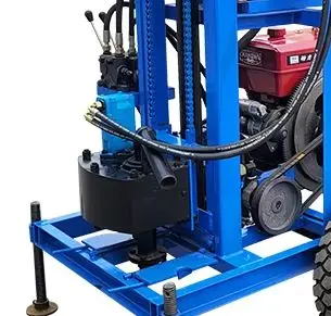 Customized Portable Crawler Hydraulic Diesel Drilling Rig 22hp 25Hp 35hp 150m 200m Small Water Well Drilling Rigs
