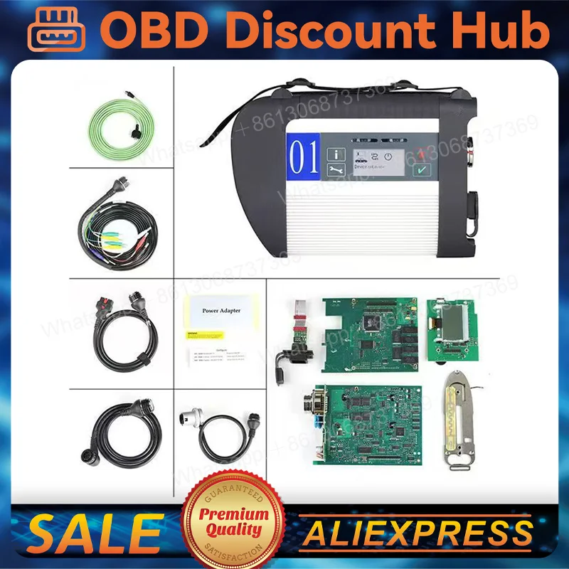 SD C4 and C4 DOIP With WiFi   For BE-NZ Car Truck Auto Diagnosis tools with doip obd2 Scanner Multiplexer Cable