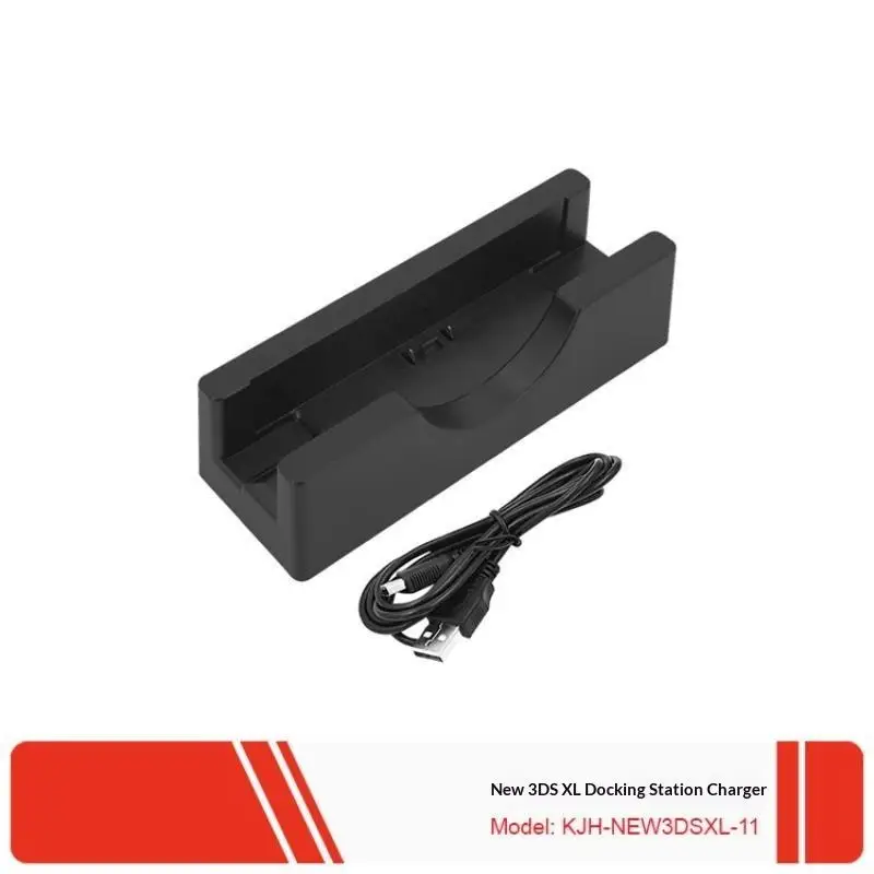 USB Charging Cradle Dock for NEW 3DS 3DSLL/XL Game Console Stable Anti-scratch Design Portable for Gamer Outdoor Use