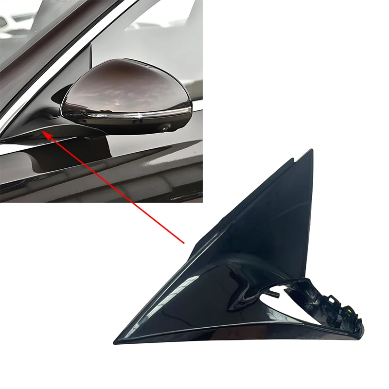 

Черная треугольная накладка на переднее окно, крышка зеркала, базовый держатель для Mercedes-Benz W214 E-Class 2022 2023 2024