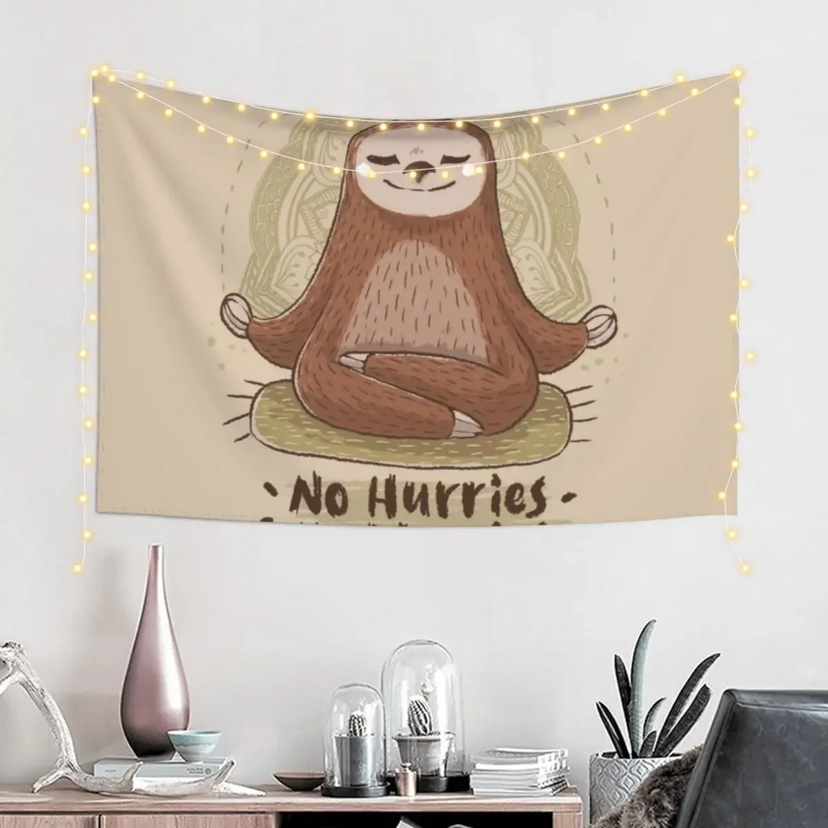 No Hurries Tapestry Aesthetic Room Decor Wall Art Aesthetic Home Decor Tapestry