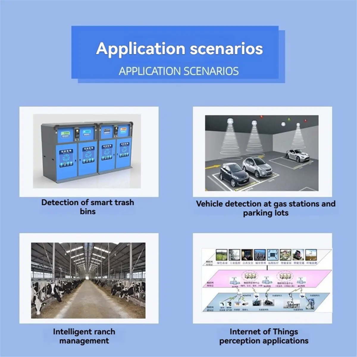 OKgood High Accuracy Waterproof Ultrasonic Distance Sensor Penetration Smog Dust Wider Range 7.5M UART Controlled Output