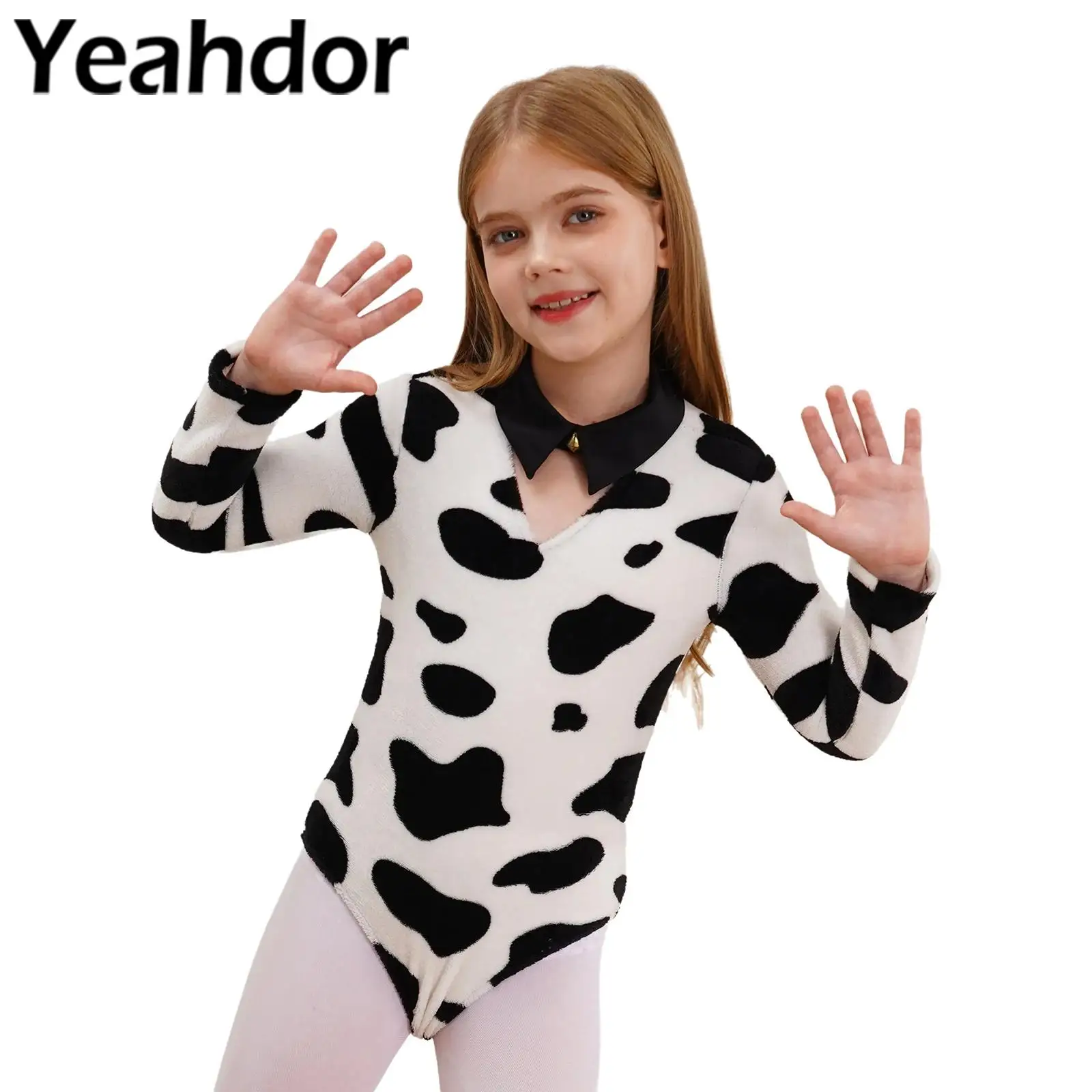 

Детский ковбойский костюм ковбоя, костюм животного для косплея на Хэллоуин, костюм с воротником с лацканами и длинным рукавом, Leotard, комбинезон