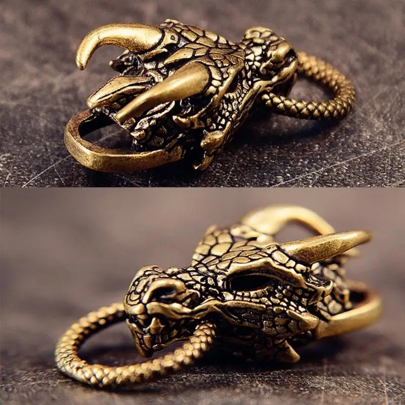 2025 Mặt dây chuyền Dragon Brass mới cho các hạt trang sức thủ công