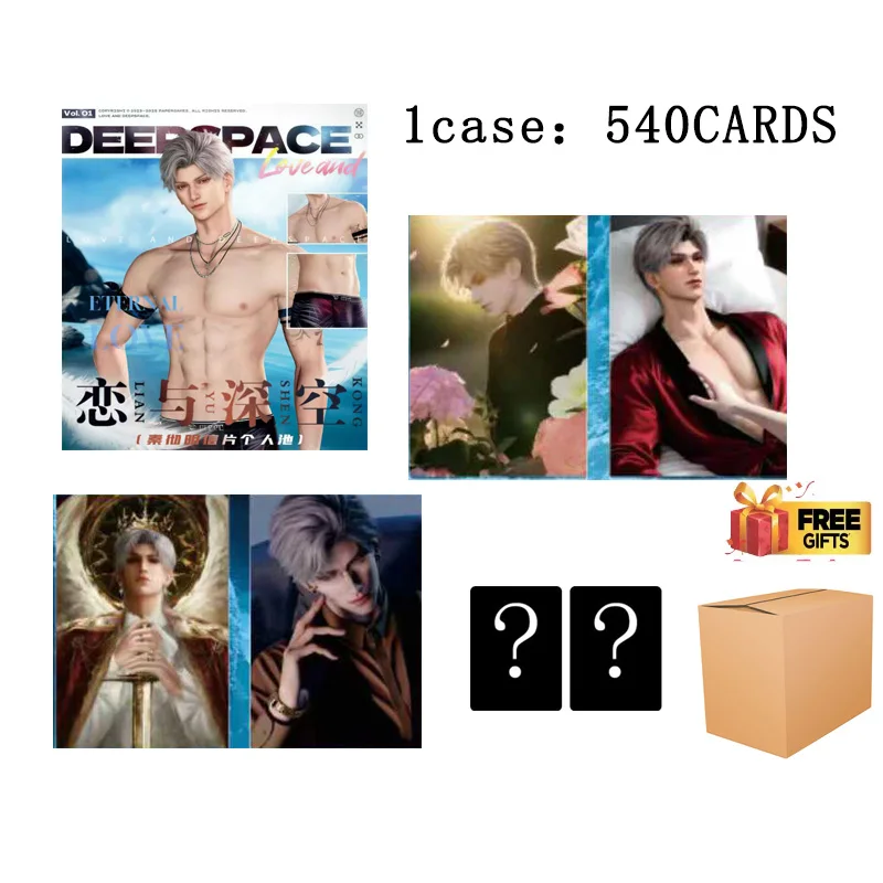 Love And Deepspace Postcards 540 Pieces Collection Set Male Characters 10x15cm Limited Edition