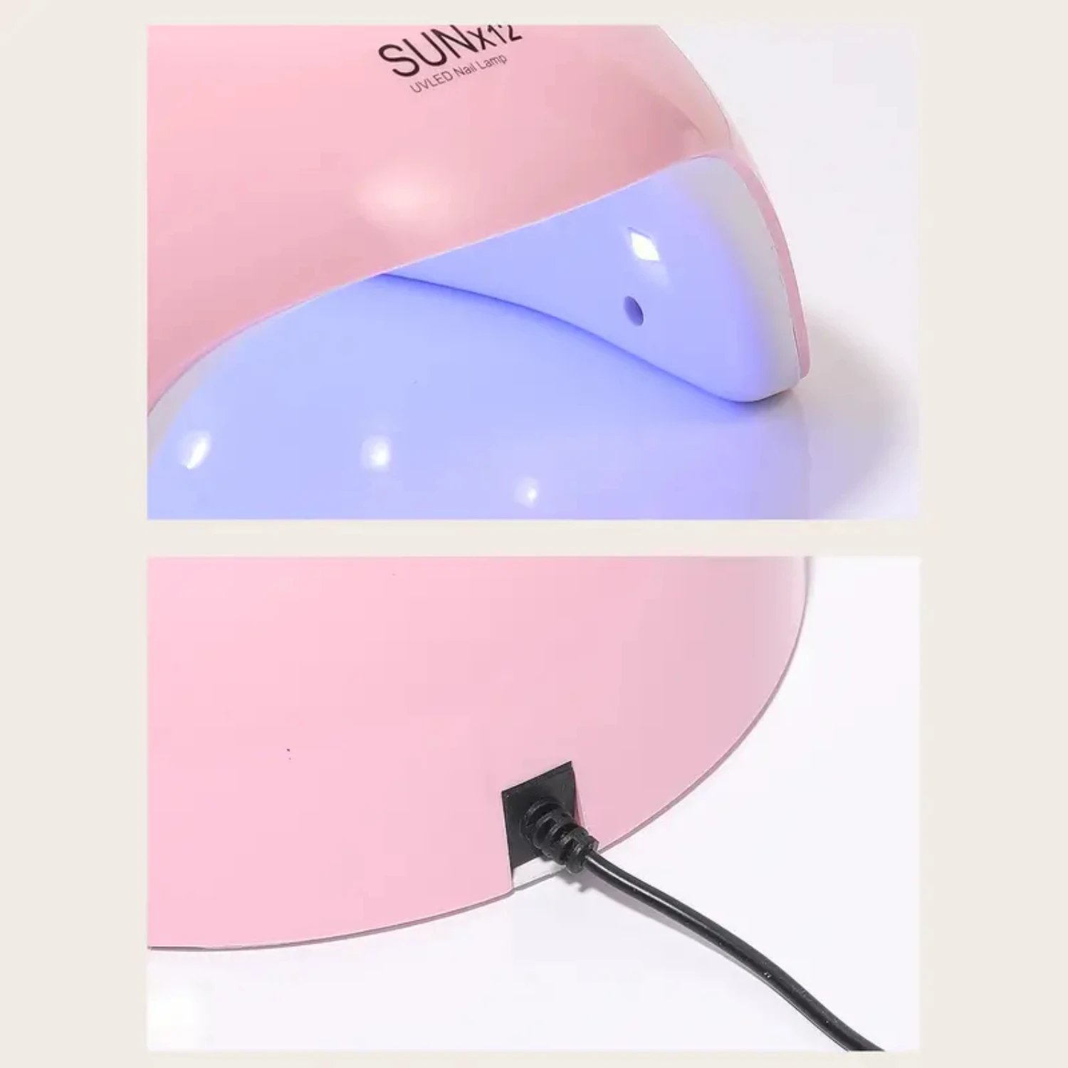 Lámpara de uñas LED UV profesional de 54W para esmalte de uñas de gel de calidad de salón, secador inteligente con tecnología de curado rápido lámpara de luz de gel x
