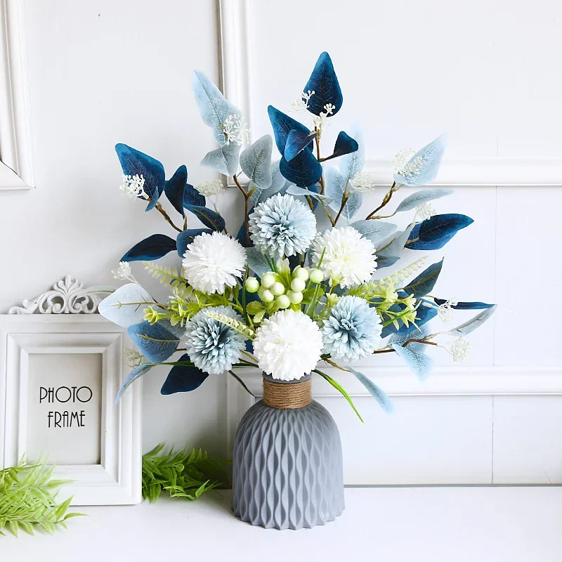 

Artificial Flowers Peony Fake Flowers Hydrangea Crafts for DIY Bridal Wedding Party Festiva Decoration Dry flowers for resin