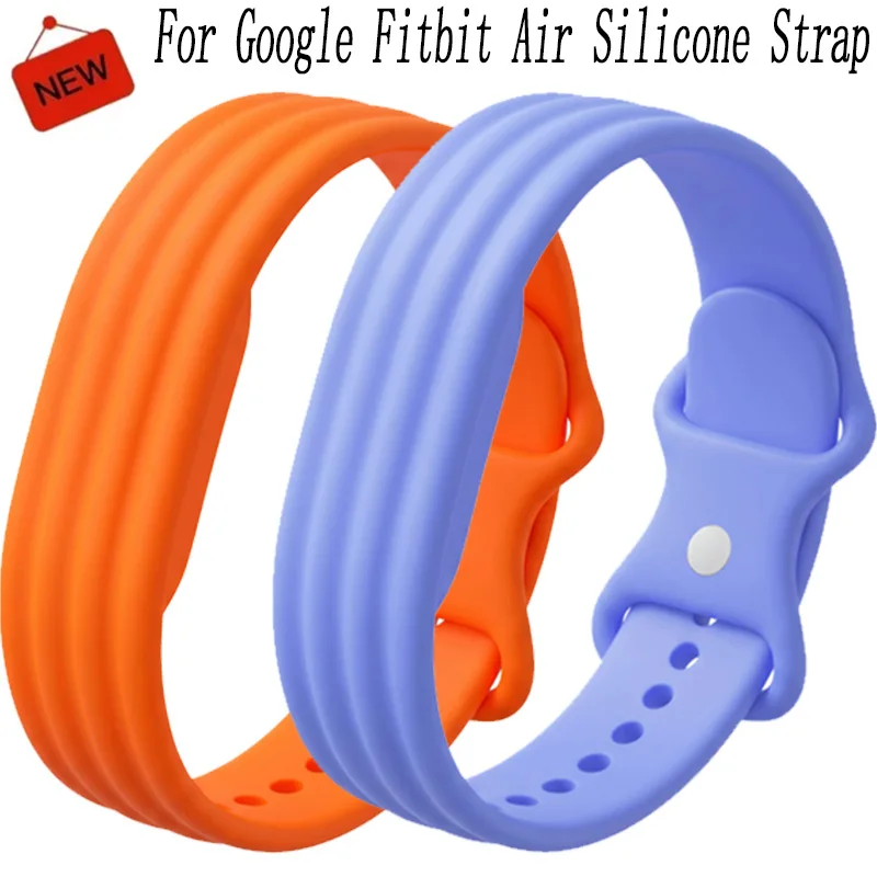 Silikonarmband für Google Fitbit Air Sports, atmungsaktives, bequemes Gummi-Ersatzarmband für Google Fitbit Air Belt