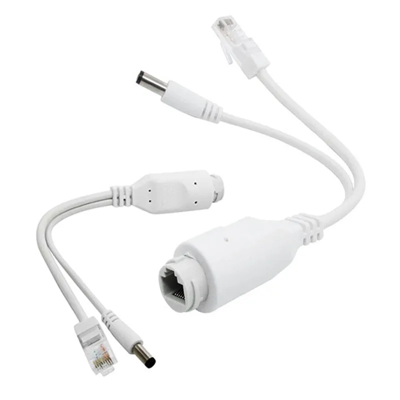 

POE-сплиттер 24В на 12В, водонепроницаемый адаптер-кабель, модуль питания, POE-инжектор с защитной крышкой от дождя для IP-камер q1