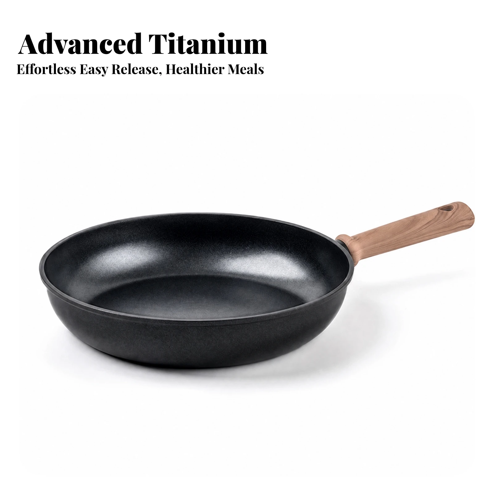 Titanium Frying Pan Easy to Clean Nonstick Frying Pan Cookware Multi-Layer for Busy Home Cooks, Sautéing
