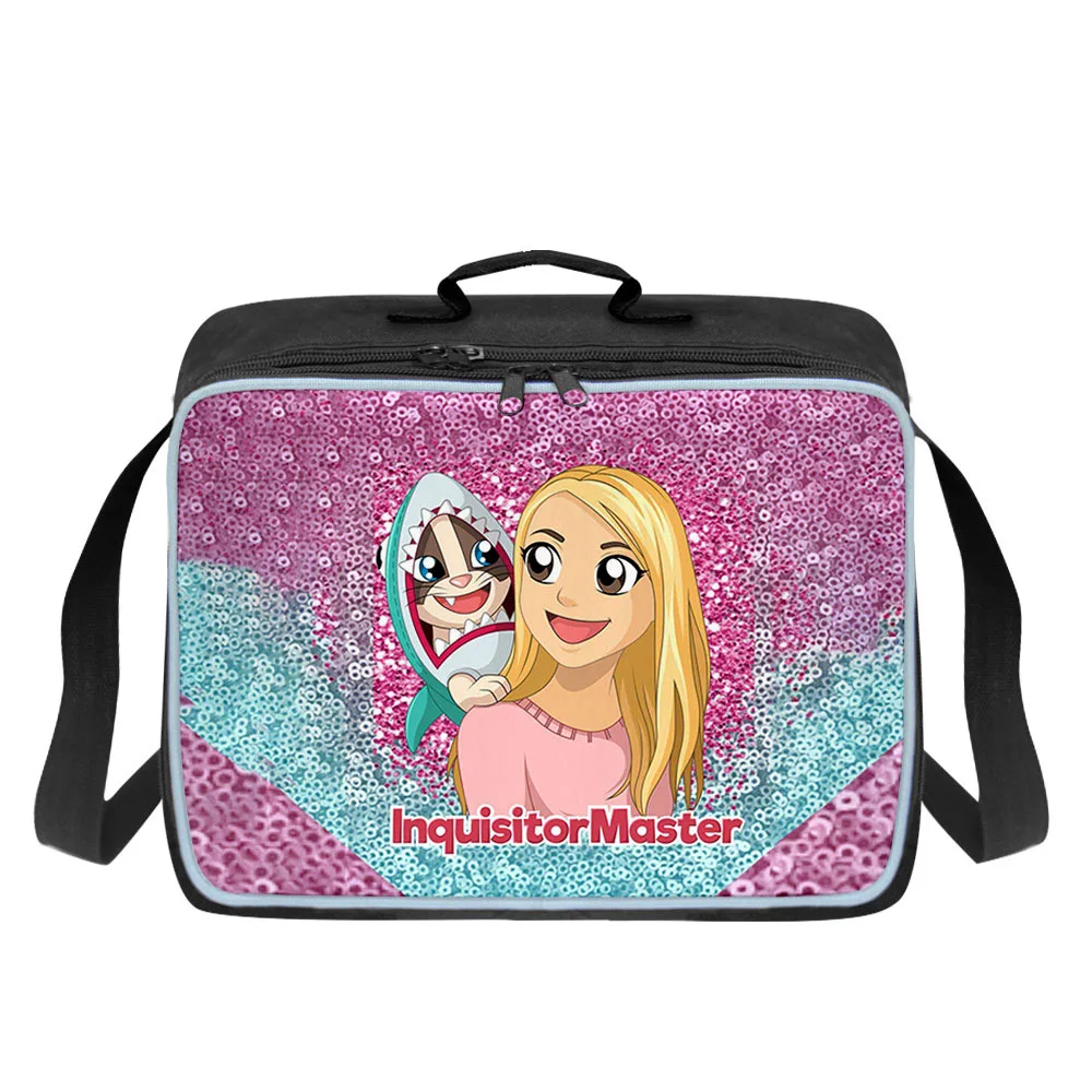 

Classic Student Crossbody Inquisitor Master Lunchbox More Big Lunch Bag 3D Printed Thermal insulation Food Handbags Ice Bags