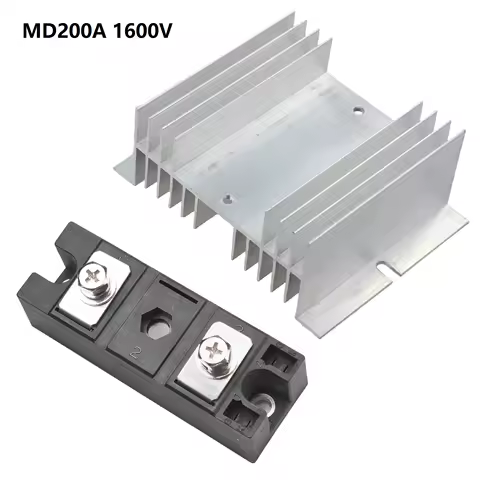 MD200A 1600V For Solar Rectifier Diode with Heat Sink for Battery Charge Discharge and Static VAR Compensators