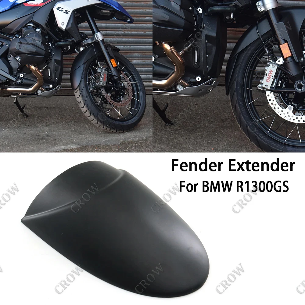 

For BMW R1300GS R 1300 GS R 1300GS Adventure 2023 2024 New Motorcycle Accessories Front Fender Mudguard Extender Extension Black