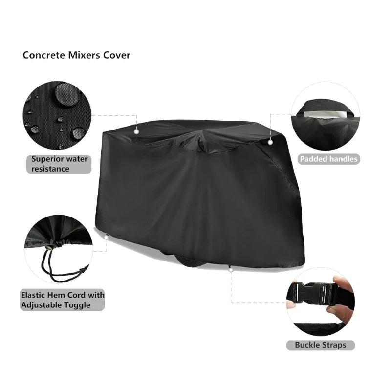High Quality 600D Fabric Mixer Cover Resists Damage And Sun Exposure 