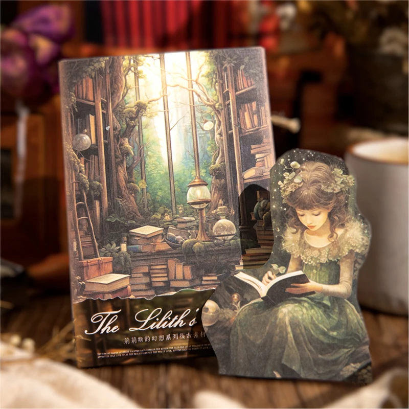 4Packs/Lot Lilith 'S Fantasy-Serie Retro Paper Memoblok