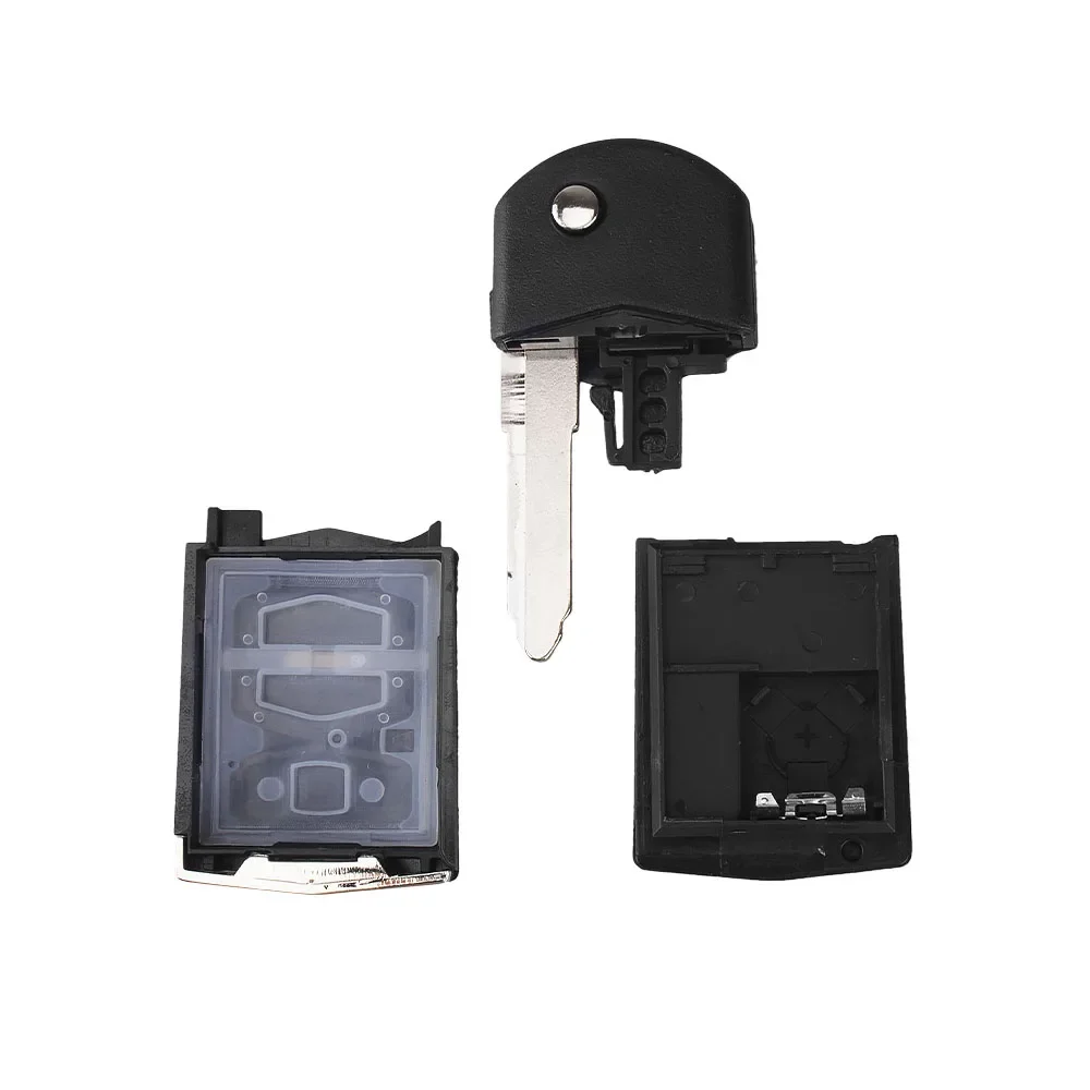 KEYYOU-carcasa de llave remota de coche plegable, 3 botones, sin cortar, para MAZDA 2, 3, 5, 6, RX8, MX5, reemplazo, envío gratis