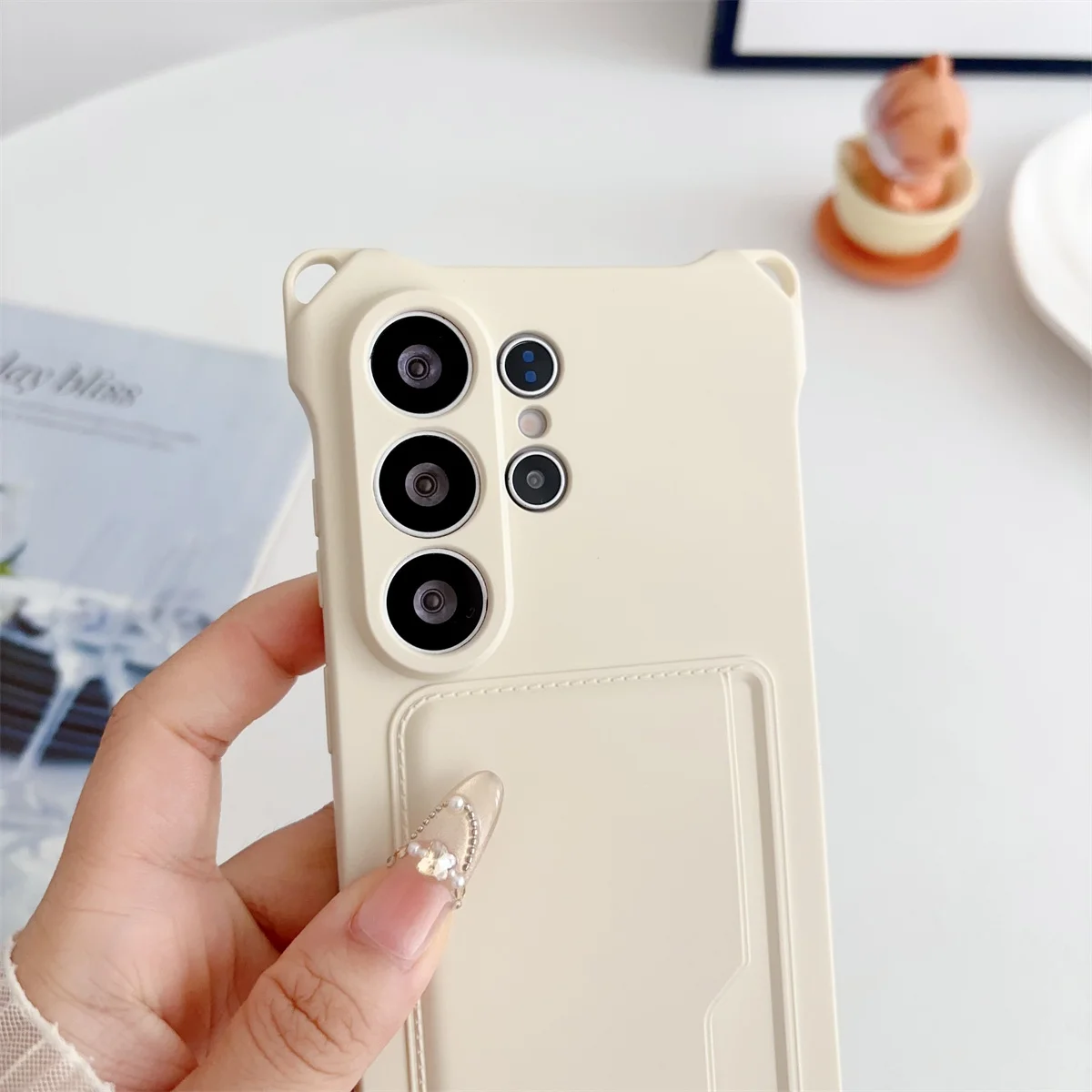 Handgelenkband Brieftasche Kartenhalter Handyhülle für Samsung Galaxy S26 S25 S24 Ultra S23 FE S22 Plus A17 A56 Silikon Schutzhülle – Detail 30