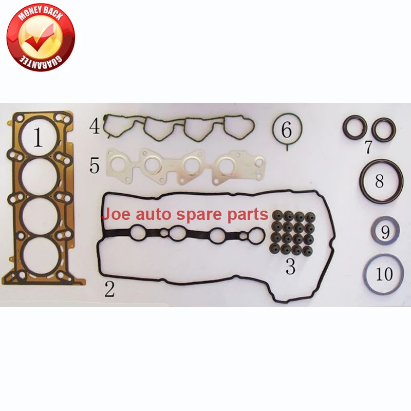 LCU Engine Full gasket set kit for CHEVROLET SAIL 1.4L 9024765