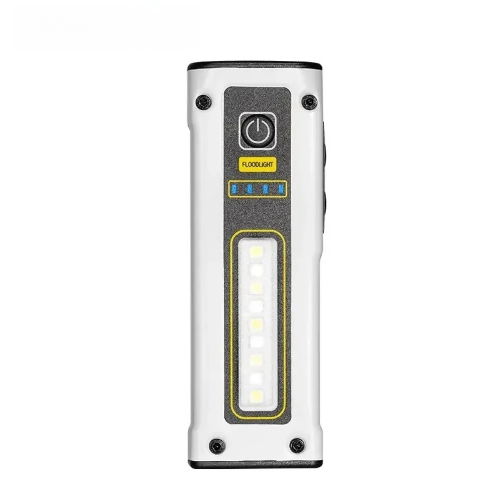 Portable Rechargeable Mini LED Flashlight with Power Bank Function Multifunctional Emergency Torch for Outdoor Camping Hiking