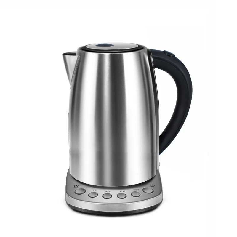 

Hotel Household Use Electric Kettle Automatic Stainless Steel Temperature Control Anti-Dry Burning Feature Certified Tea