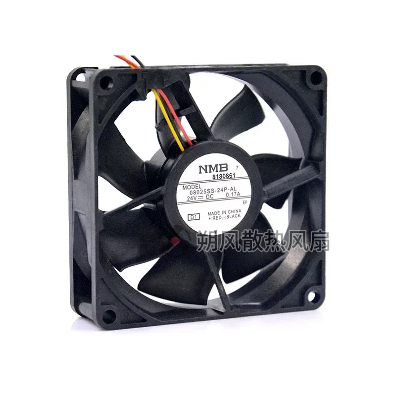 for NMB 08025SS-24P-AL 8025 8CM 24V 0.17A Projector Inverter Cooling Fan