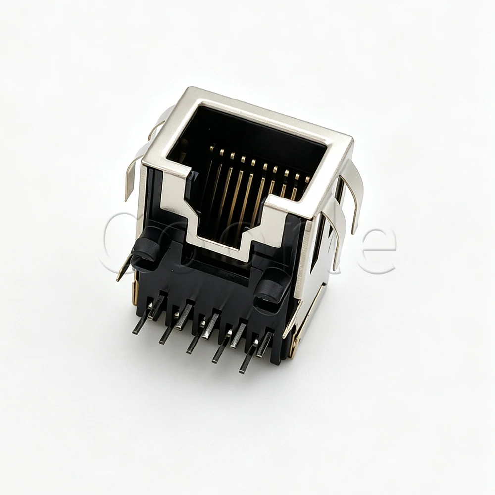 10PCS RJ50 10P10C Connector Shielded 90-degree RJ48 Modular Jack Pitch 3.05mm PCB Mount Netwerk Socket