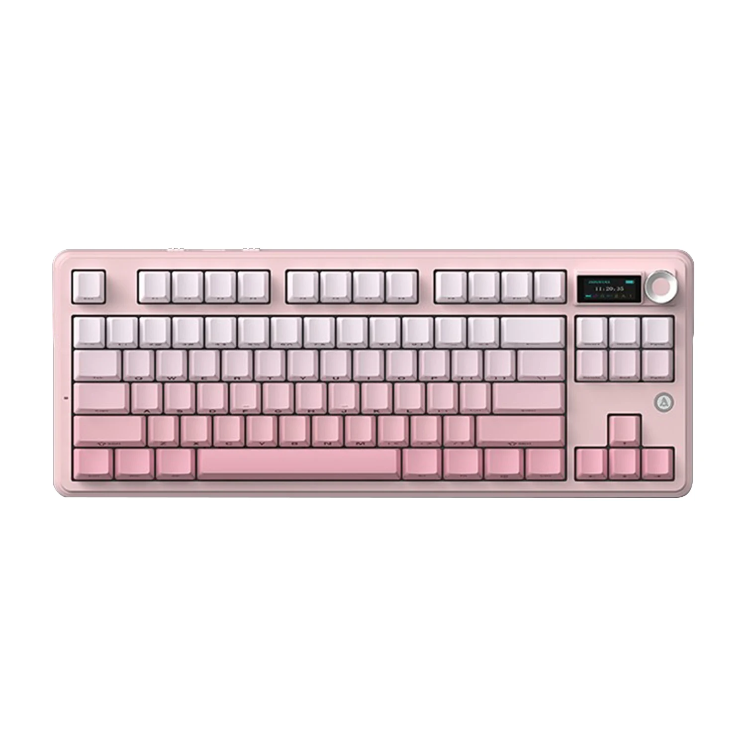 Ajazz MK87 Mechanical Keyboard Gasket Wireless Tri-mode 10000mAh RGB Backlight Hot Swap Keyboards With TFT Display&Knob