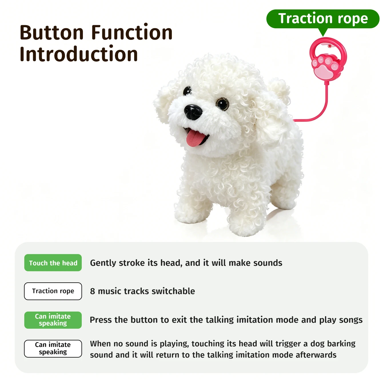 Cachorro de pelúcia com tema m - Retractable Dog Leash avaliação e preço