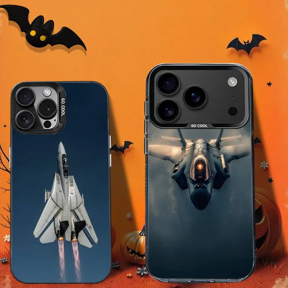 

cool F-Fighter jets F-F22 Phone Case For iPhone 16,12,13,17,15,1,11,Mini,Pro,SE,XS,MAX,Black Matte Silicone Cover