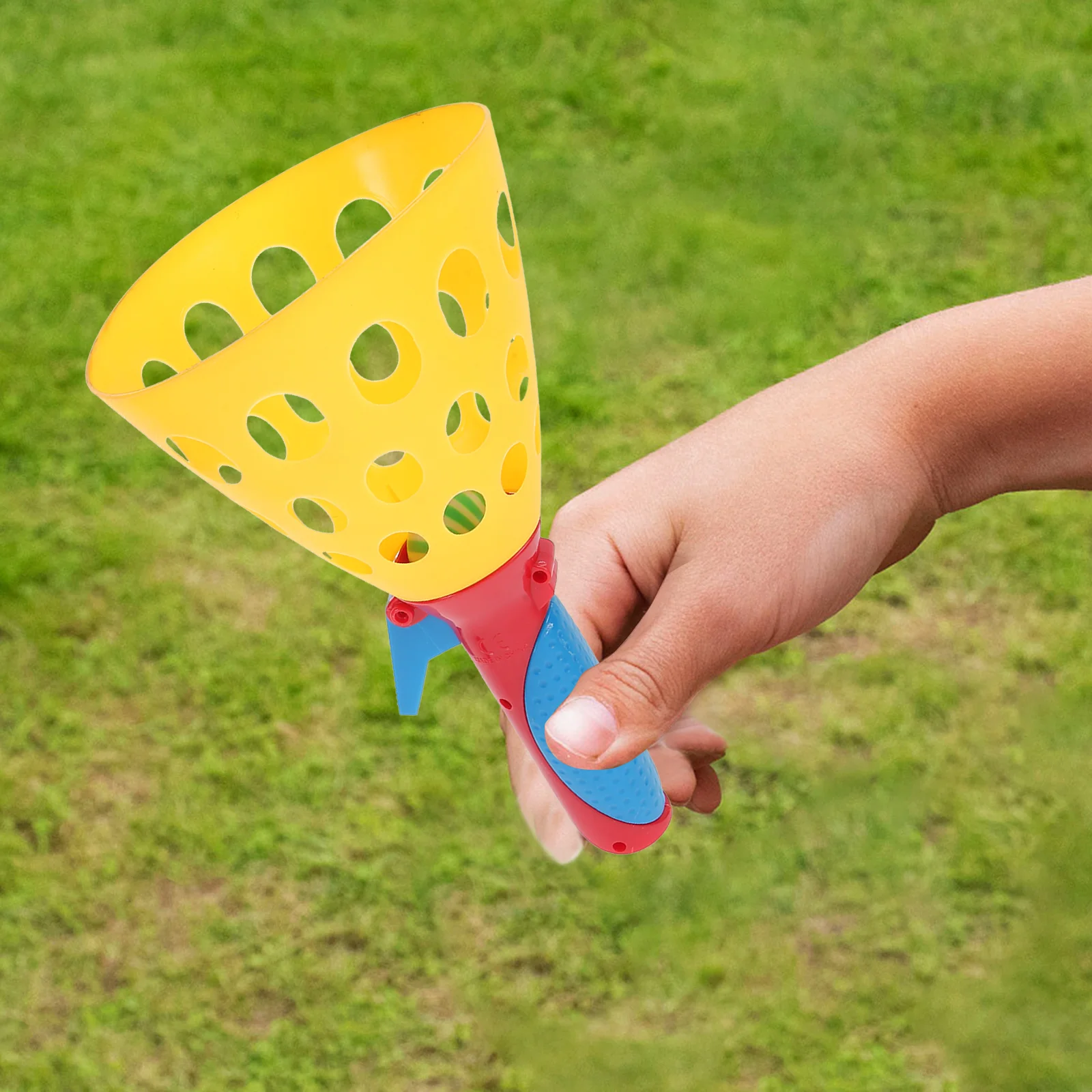 Cattura la palla Tazza di cattura interattiva Palline interessanti Giocattoli Fornitura per bambini Lanciatore per esterni per uso domestico per bambini