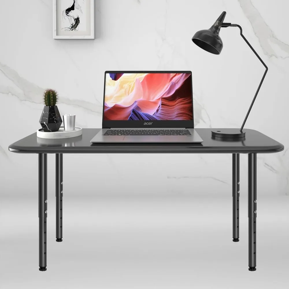 Verstellbare Tischbeine aus Metall, 21 bis 36 Zoll, Schreibtischbeine für das Heimbüro, DIY-Möbelbein-Set, geeignet für Computertische und