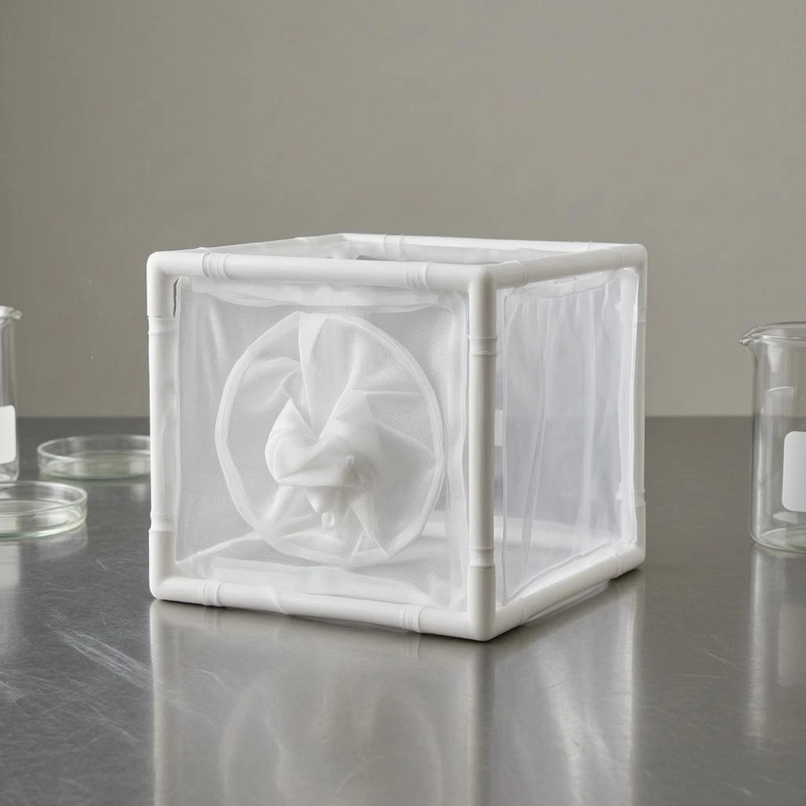 

Enclosure Good Ventilation Cube Enclosure Caterpillar Enclosure Easy to Observe Creature Housing Clear Panels