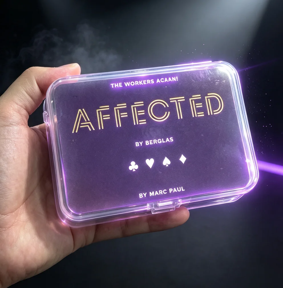 Affected By Berglas By Marc Paul & Kaymar Card Magic Tricks Close Up Magic Magia Magie Magicians Prop Illusion Gimmick Tutorial