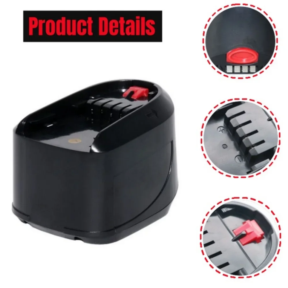 لبوش 18 فولت 6800 مللي أمبير PBA PST PSB PSR بطارية ليثيوم أيون قابلة للشحن أدوات البستنة المنزلية (النوع C فقط) AL1810CV