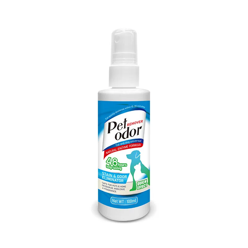 

100ml Enzyme Pet Deodorizing Spray Cat Dog Urine Odor Remover Indoor Sofa Carpet Floor Litter Box Safe Gentle Formula