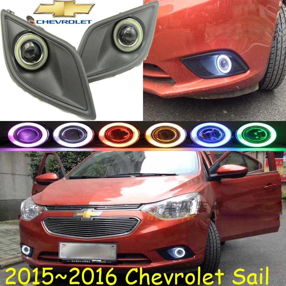 2015~2016y car bumper head light for Chevrolet Sail fog light car accessories headlight for Sail projector lens light