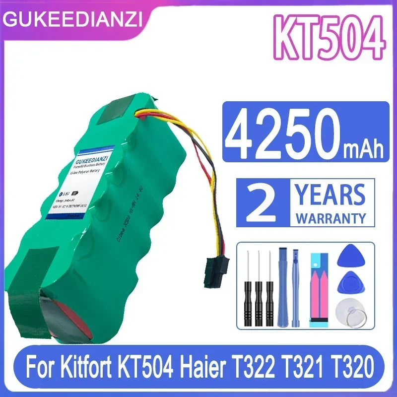 For Kitfort KT504 for Haier T322 T321 T320 for Panda X500 X580 for Ecovacs Mirror CR120 4250mAh Robotic Vacuum Cleaner Battery