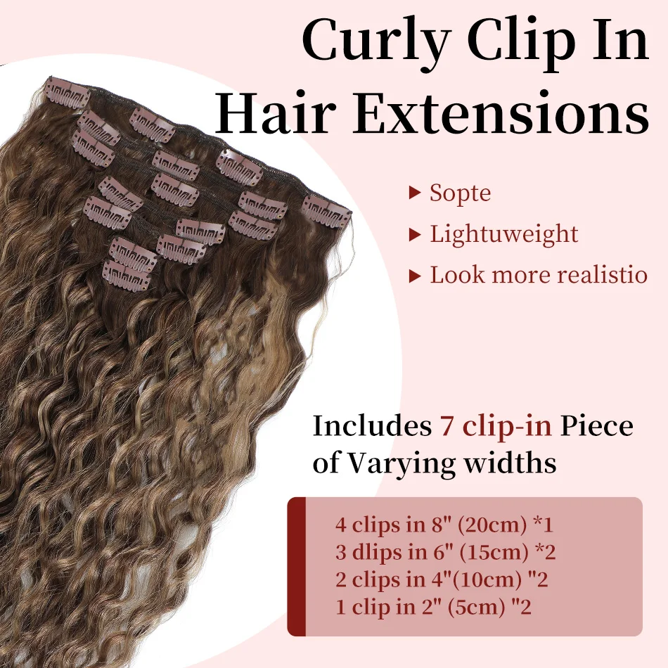 Thumbnail 3 - #82 Clip-In Human Hair Extensions Deals & Discounts