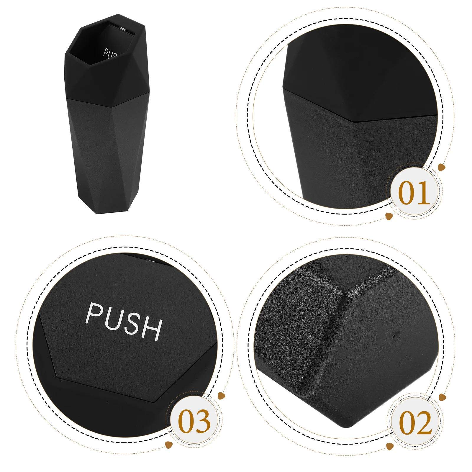 

Small Car Trash Can Leak Proof Bin for Vehicle Cup Holder Portable Waste Container Tidy Car Interior Organizer Accessories